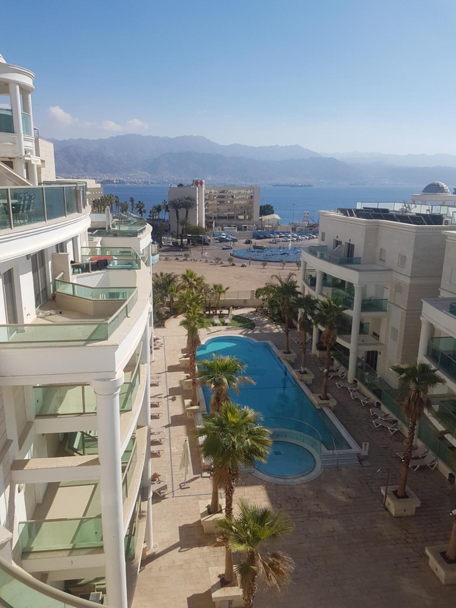 Palmore Top Luxury Penthause With Juccuzi First Line Of The Seaside Eilat Exterior foto